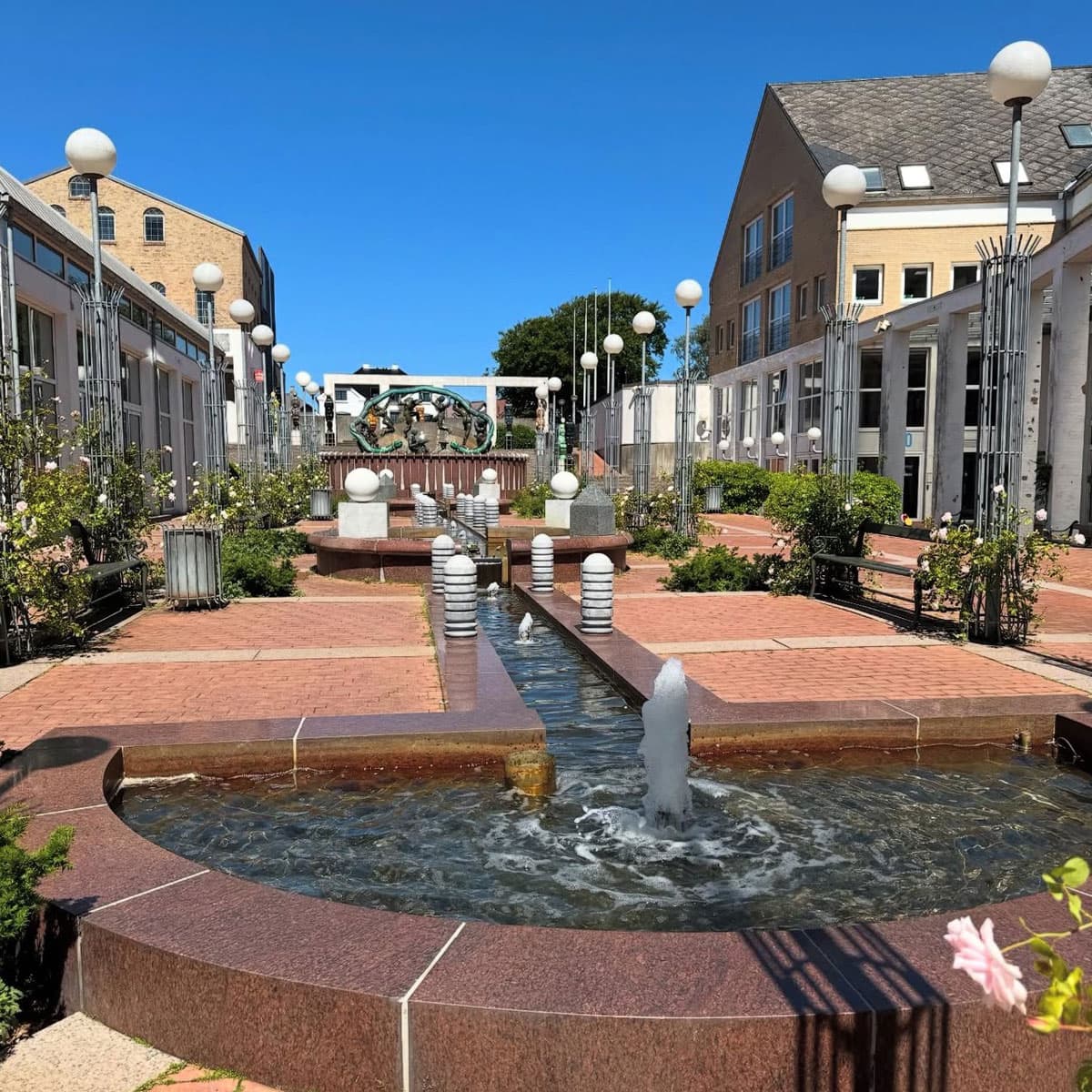 Springvand på P. Nørkjærs Plads