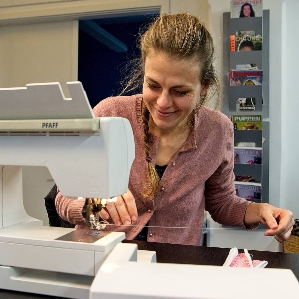 Kursist på sykursus i FOF Aarhus