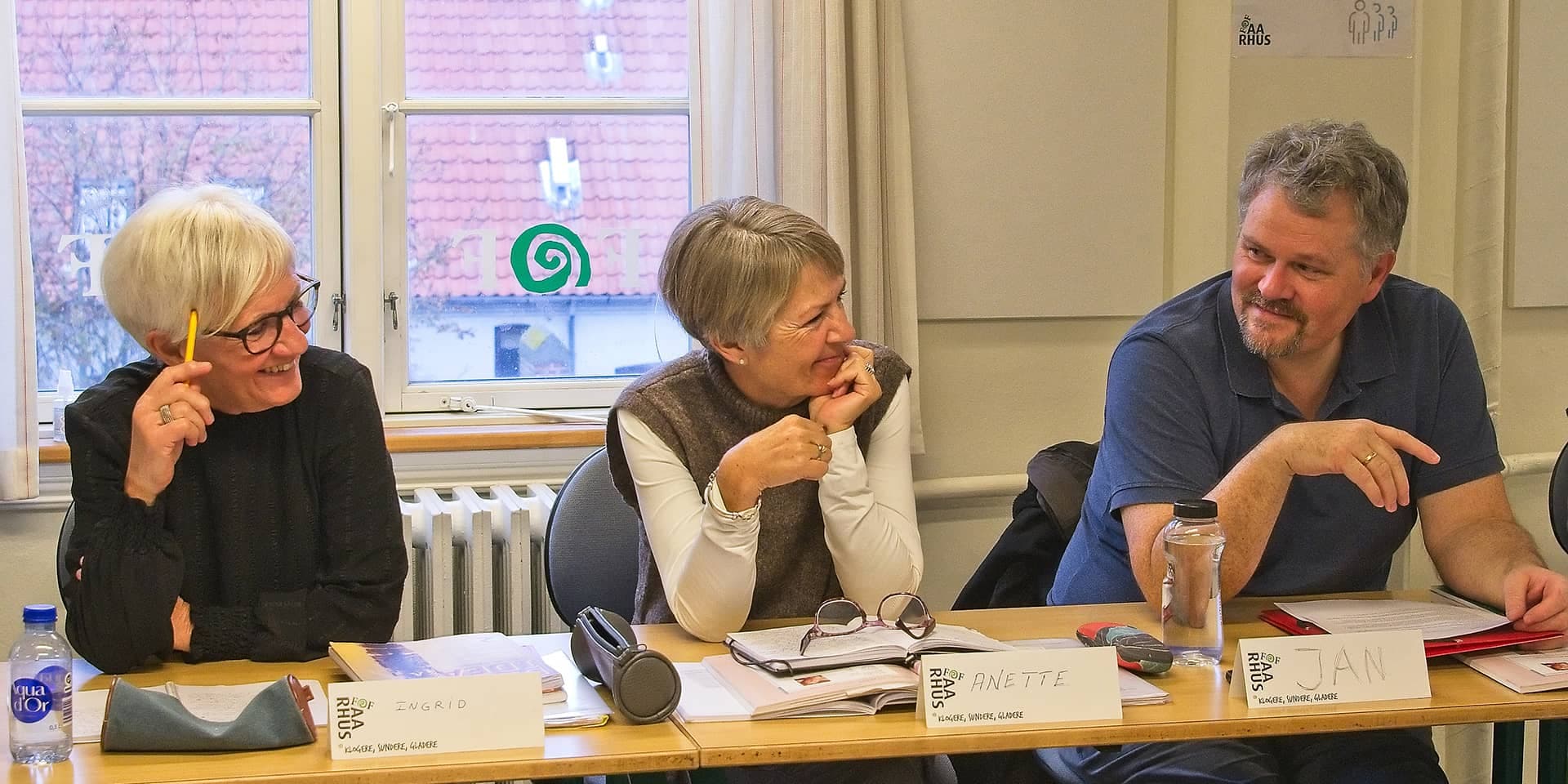 Kursister på sprogkursus i engelsk i FOF Aarhus