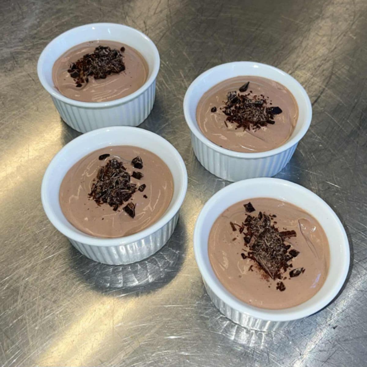 Tofu chokolademousse, som du kan finde opskriften på på FOF Aarhus' hjemmeside