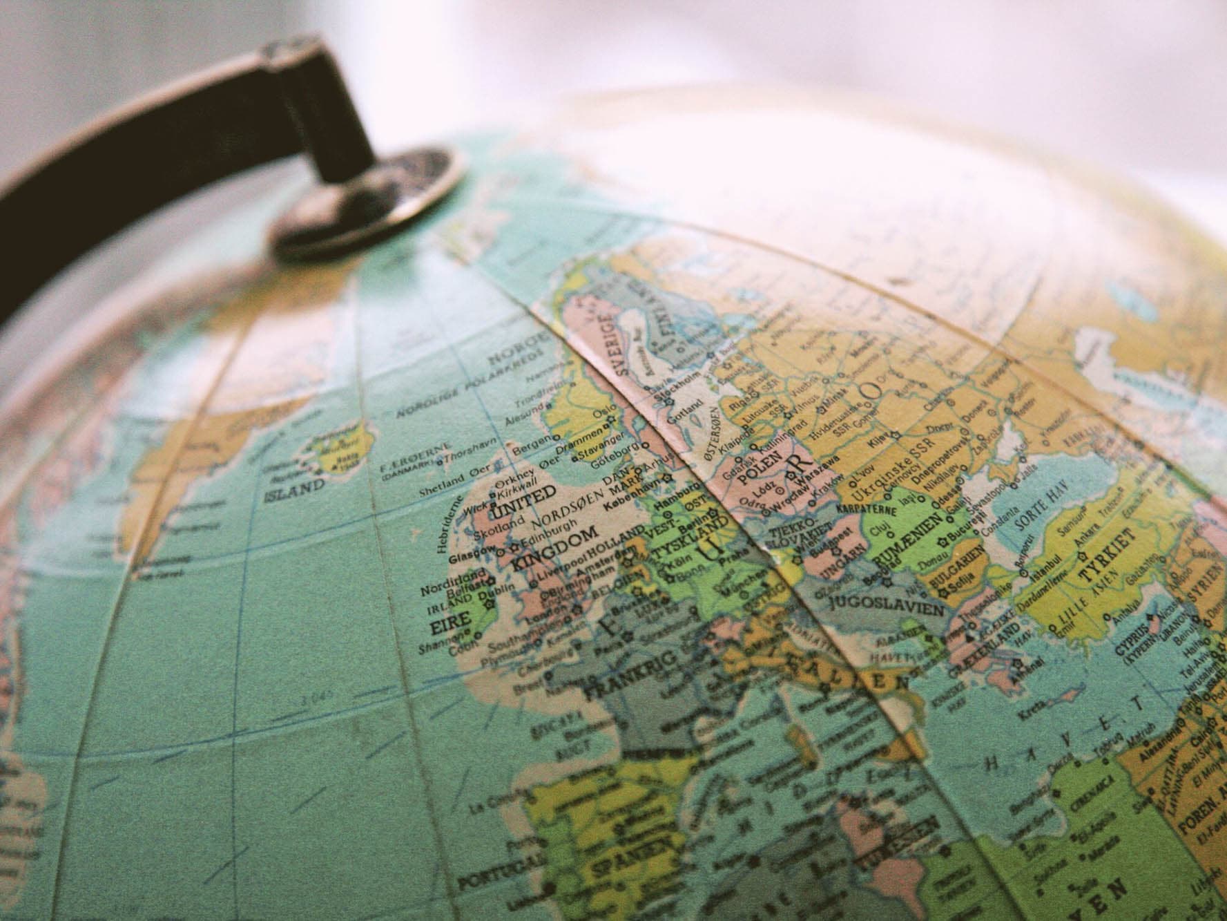 Globus på sprogkursus