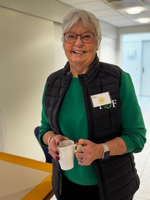 Inge er en af vores søde værtinder til kulturhøjskolen i Esbjerg med FOF