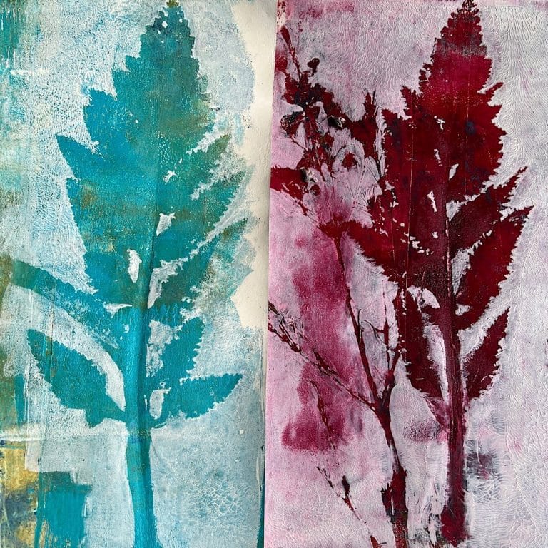 Gelliprinting hos FOF København og Nordsjælland