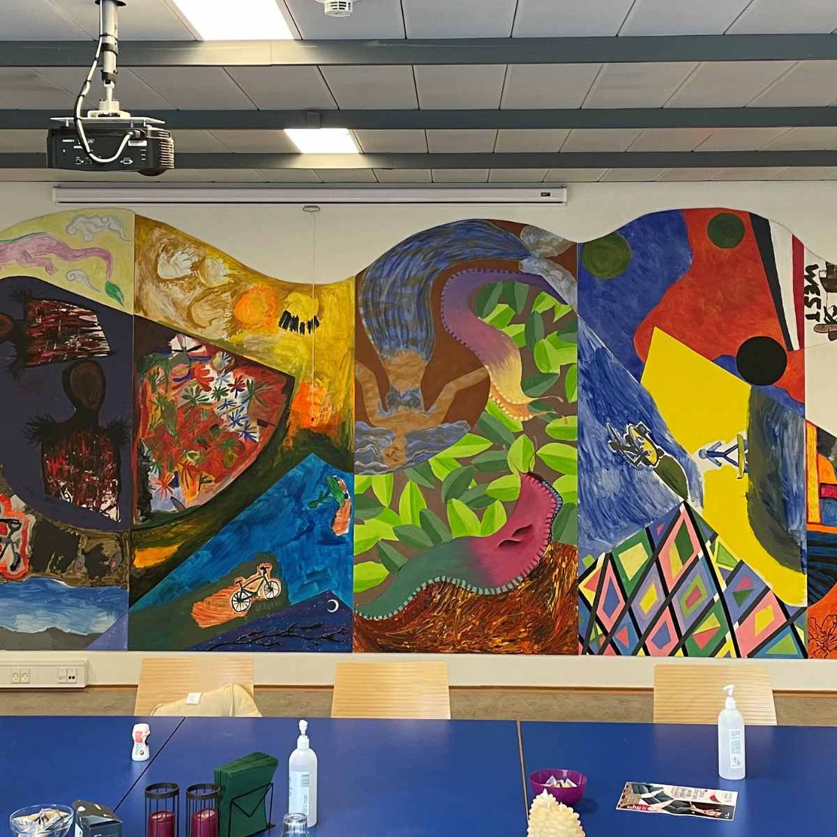 Maleri fra kunstskolen Rammen