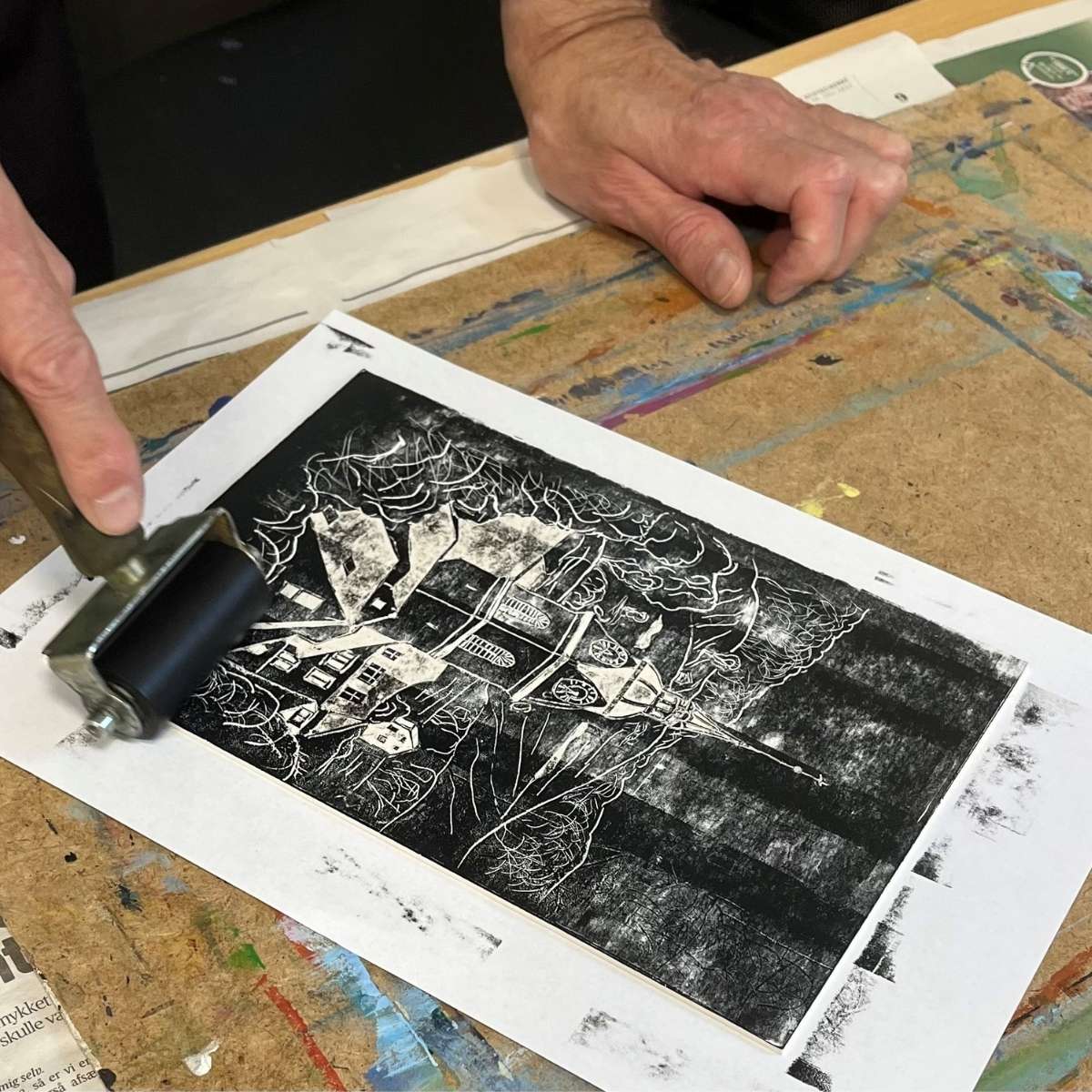 Grafisk tryk | Kursus i FOF Aarhus ved Kirsten Carlsen