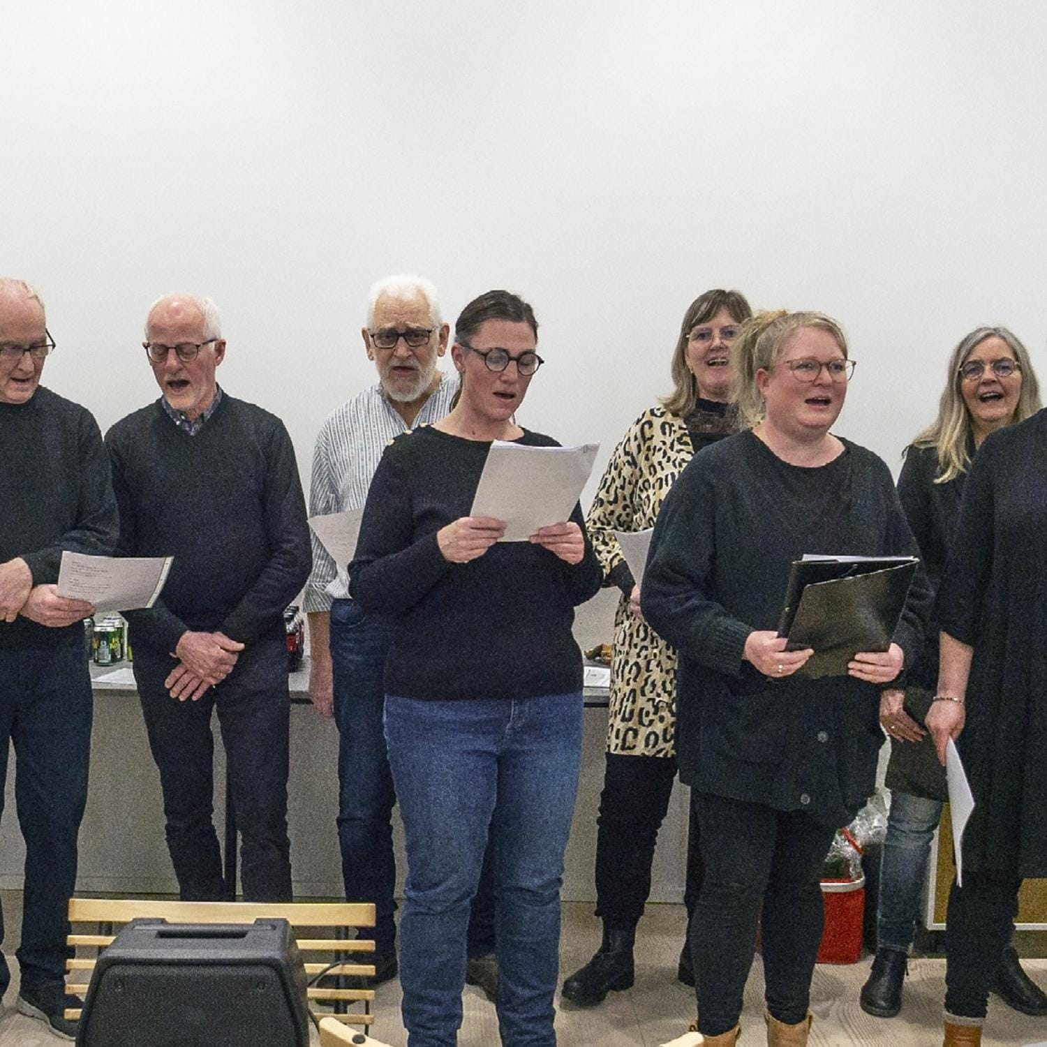 Christiansfeld Gospelkors medlemmer der synger sammen i 2024