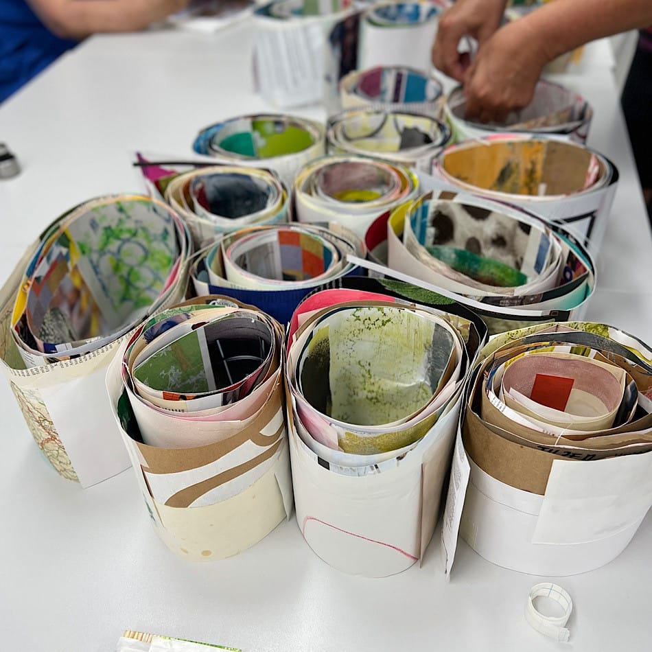 No scrap left behind kreativ bogbinding hos FOF København og Nordsjælland