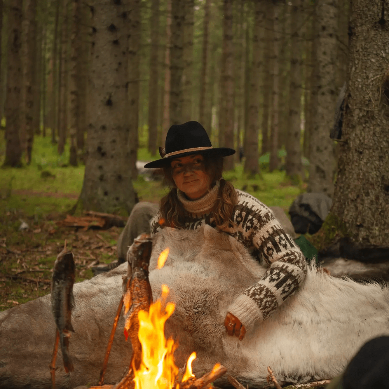 Lejrliv for kvinder i skoven