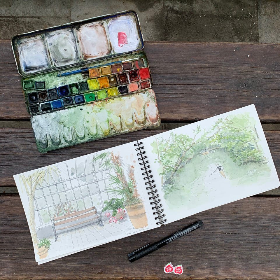 FOF København og Nordsjælland offers course in watercolour painting in English