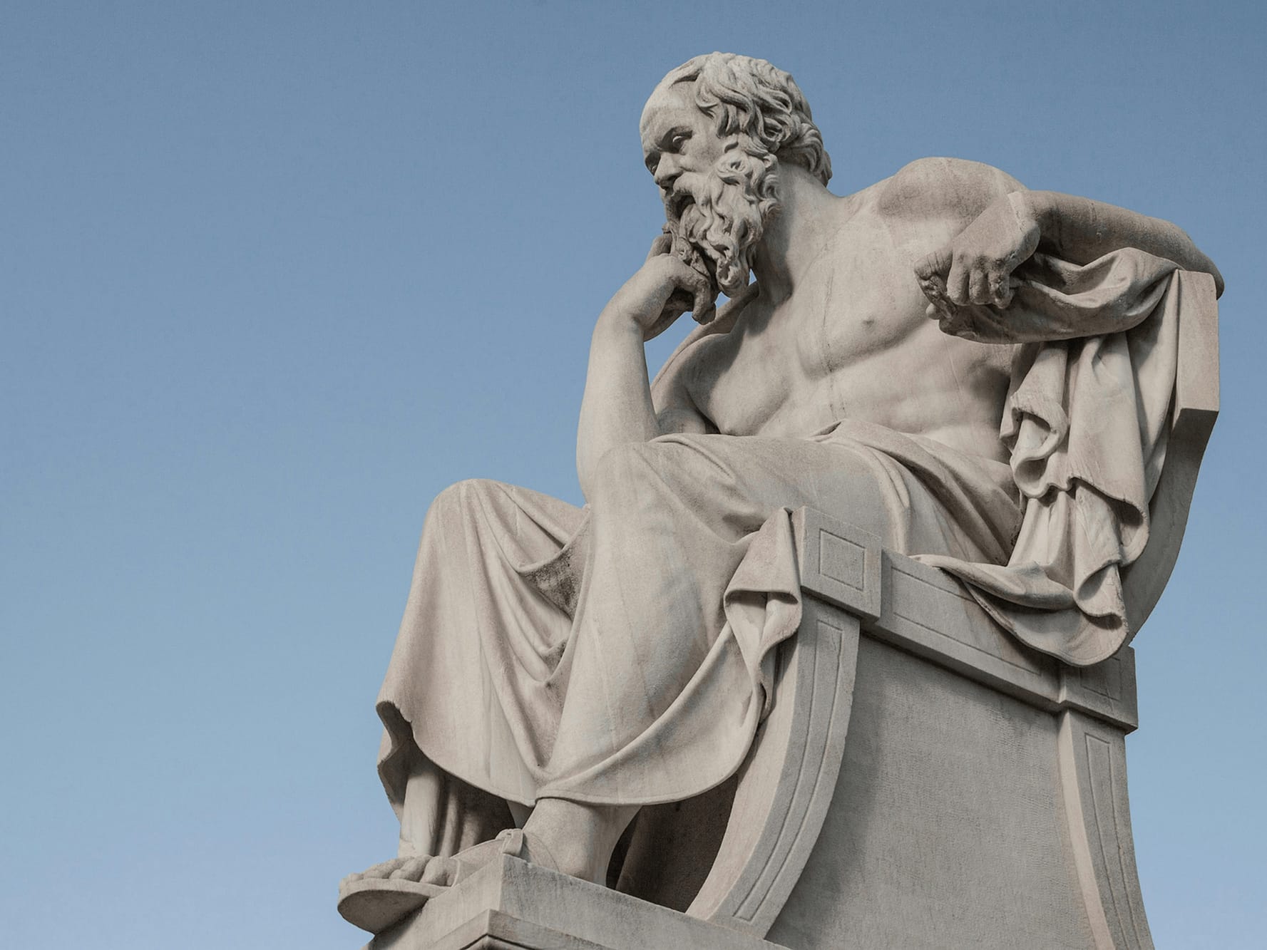 Statue af den græske filosof Sokrates