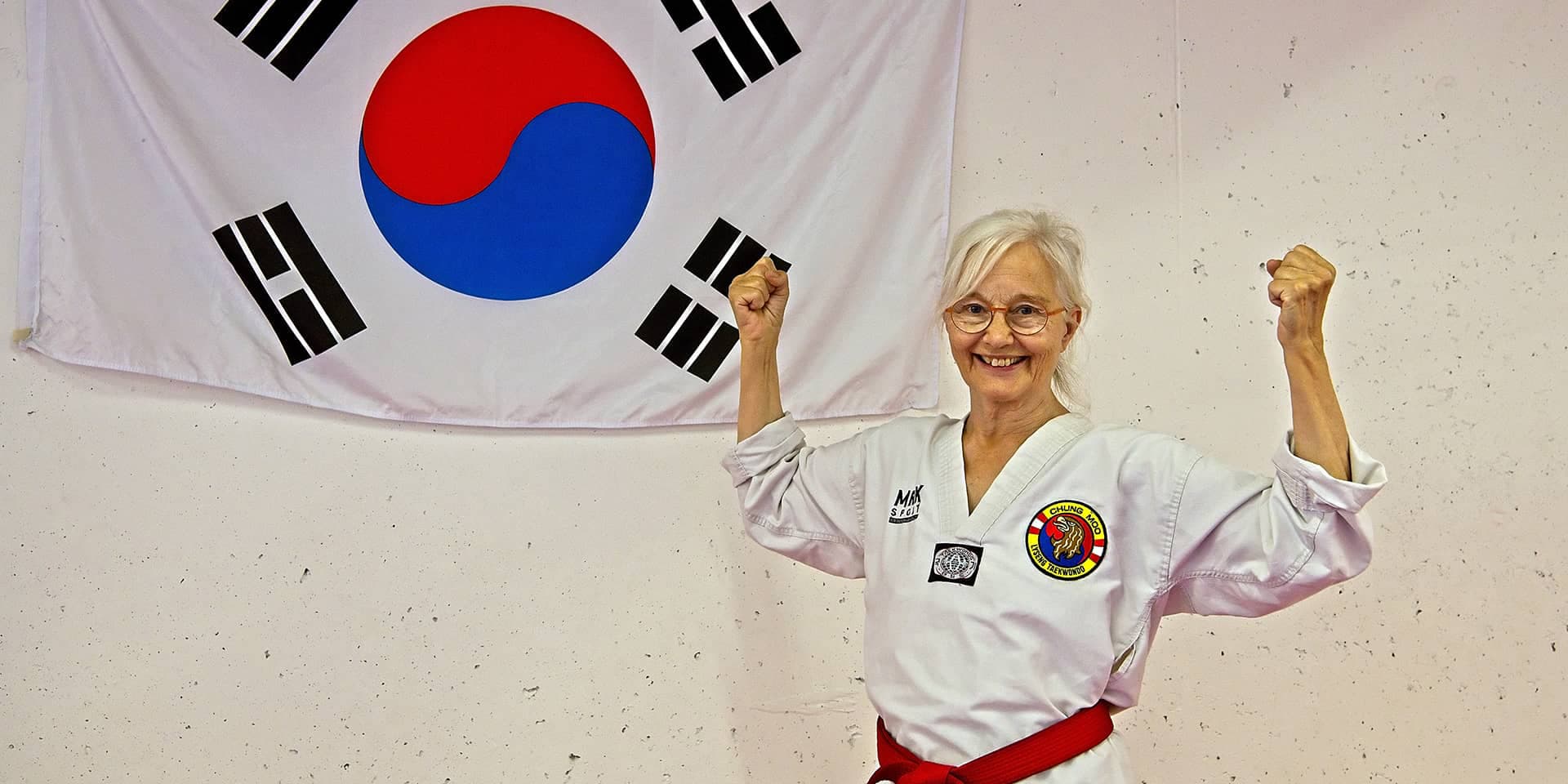 Hver uge trækker Ingrid Falktoft Andersen i sin taekwondo dobok i Lyseng Taekwondo Klub Chung Moo.