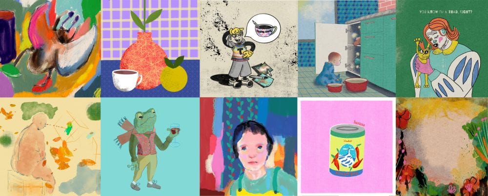 illustrationer fra ipad Maria Ginnerup